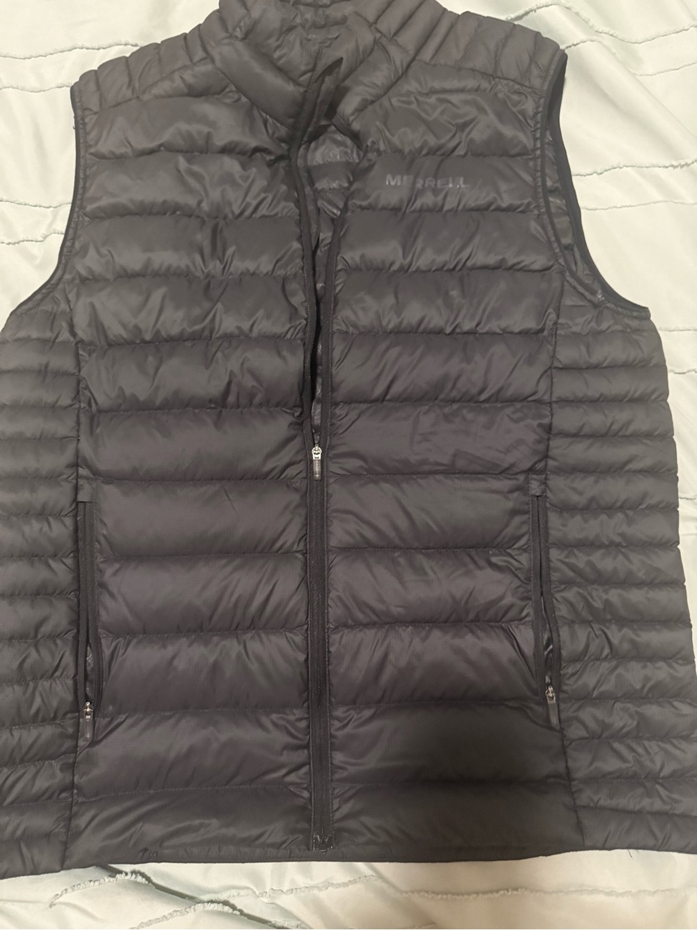 Merrell Men's Black Quilted Packable Vest